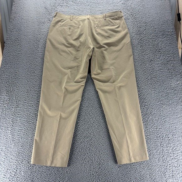 Ben Hogan Chino Pants Mens 42x32 Beige Polyester Stretch Straight Fit Golf Wear - Picture 5 of 10